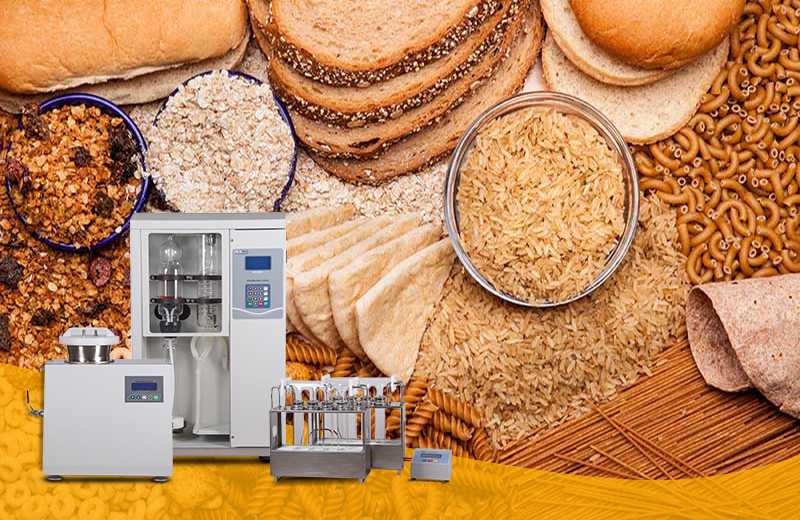 آزمون های آنالیز انواع غلات و نان تجهیزات آزمایشگاهی آسکو + آسکو فود + asco food
