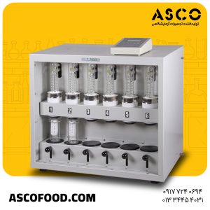 سوکسله تمام اتوماتیک تجهیزات آزمایشگاهی آسکو + آسکو فود + asco food - تولید بوتوس تجهیز کاسپین